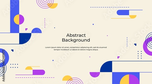 Abstract background vector illustration. Modern abstract background template. Very useable for landing page, website, banner, poster, event, etc. photo