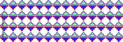 Geometric vector pattern with triangular elements. abstract ornament for wallpapers and backgrounds.
