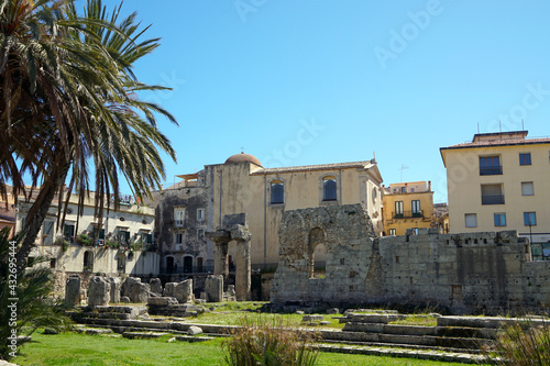 picturesque old town of Siracusa in Sicily