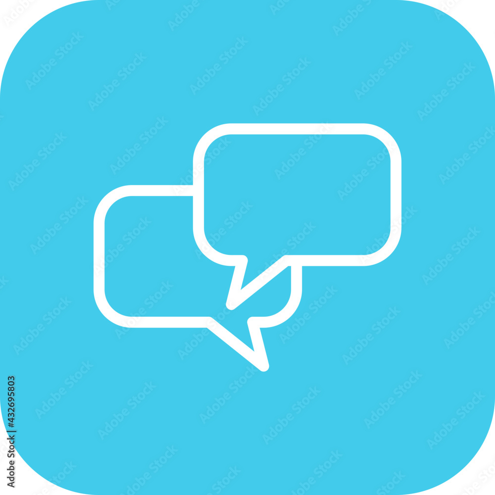 Chat bubbles icon Chat bubbles icon