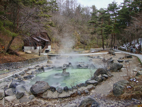 the sainokawara park in tokyo japan at summer