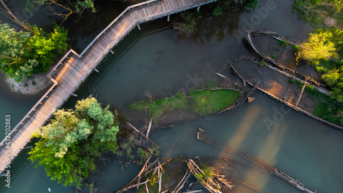 Aerial view of the 