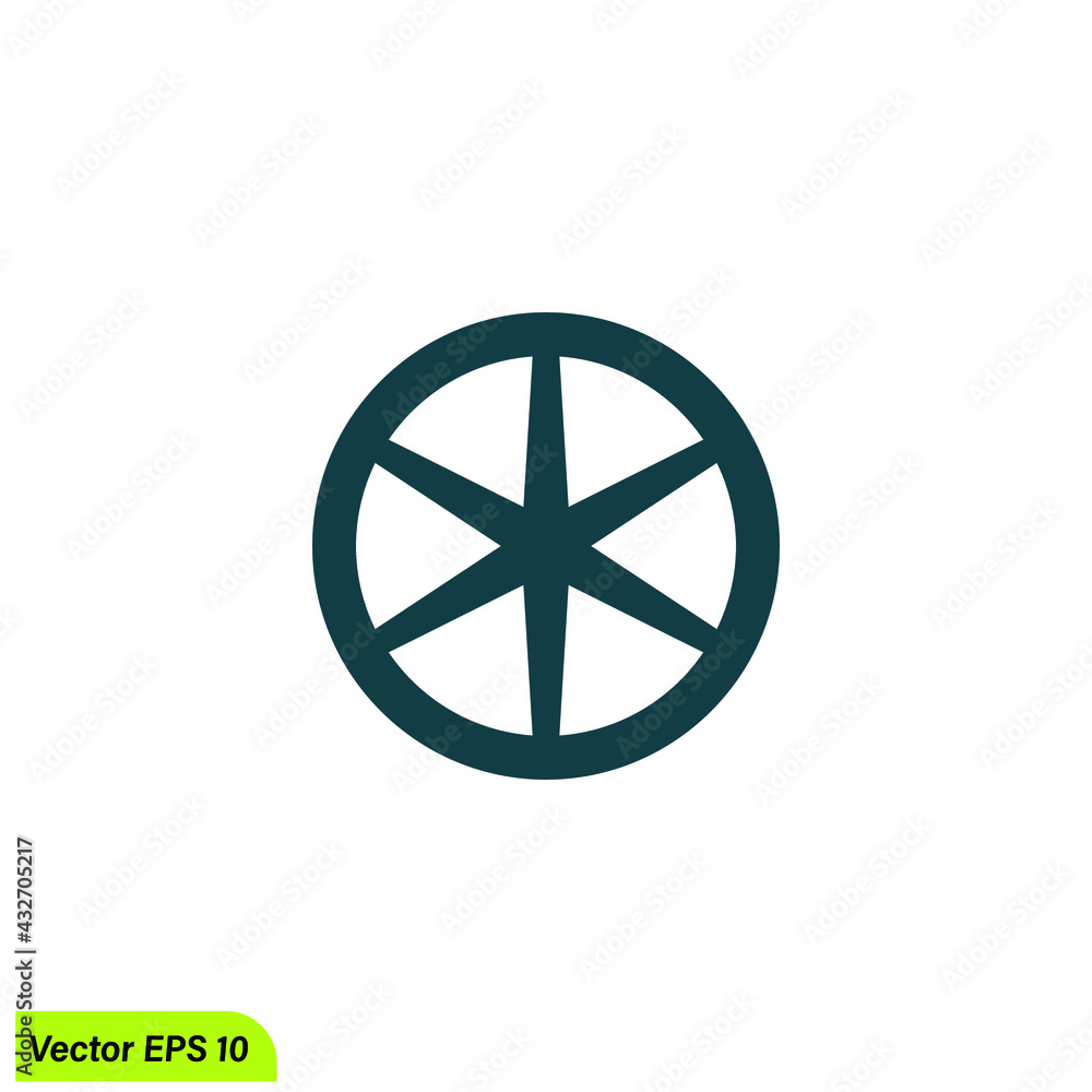 car wheel icon symbol