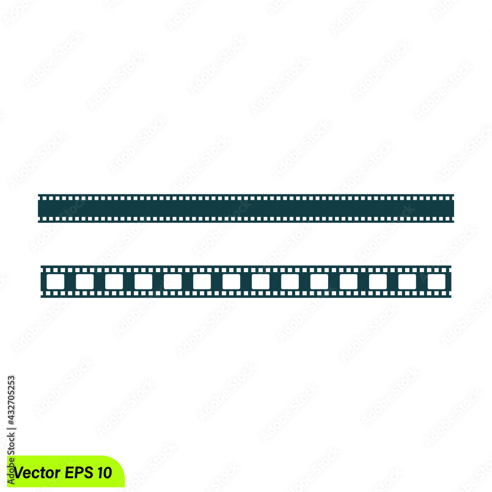 Obraz premium filmstrip icon media symbol 