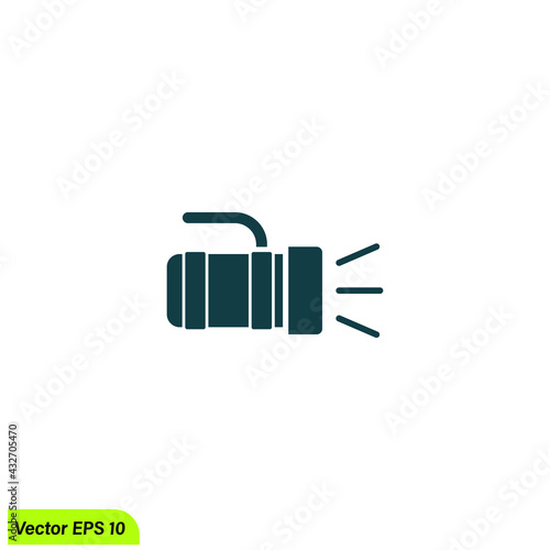 flashlight icon symbol