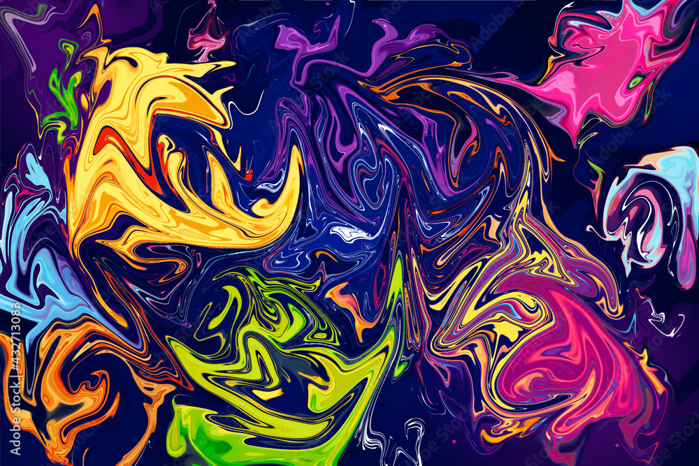 Colorful liquify abstract background design Colorful liquify abstract background design