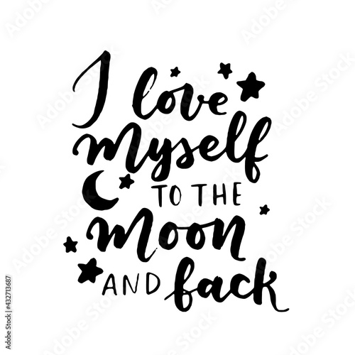 Women's rights quote, phrase. Vector lettering about feminism, woman rights, motivational slogan. Women support and empower, care of yourself, self-care poster.