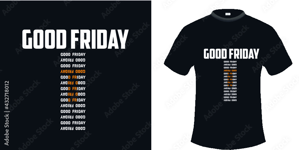 Good Friday t-shirt design