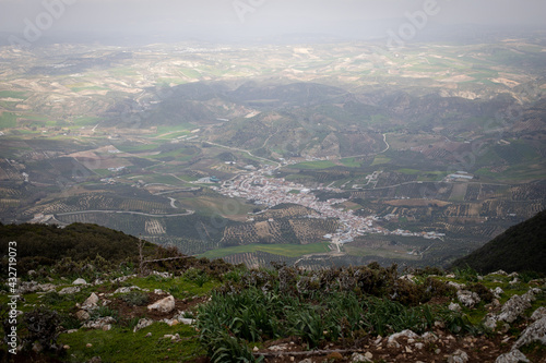 View of Alg  mitas from the Terril