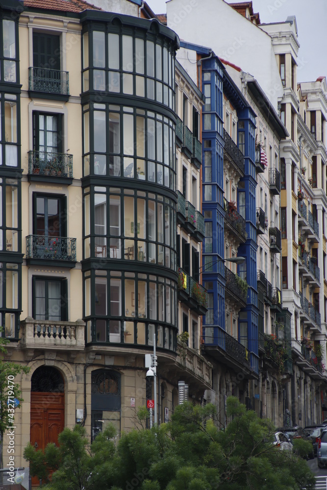 Urban scene in Bilbao Urban scene in Bilbao