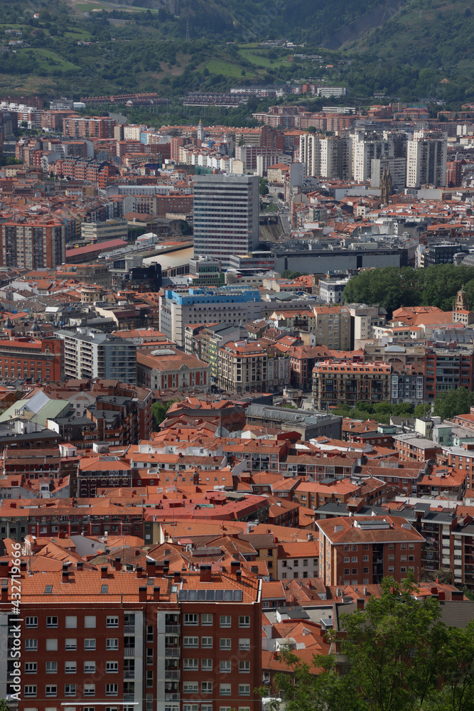 Urban scene in Bilbao