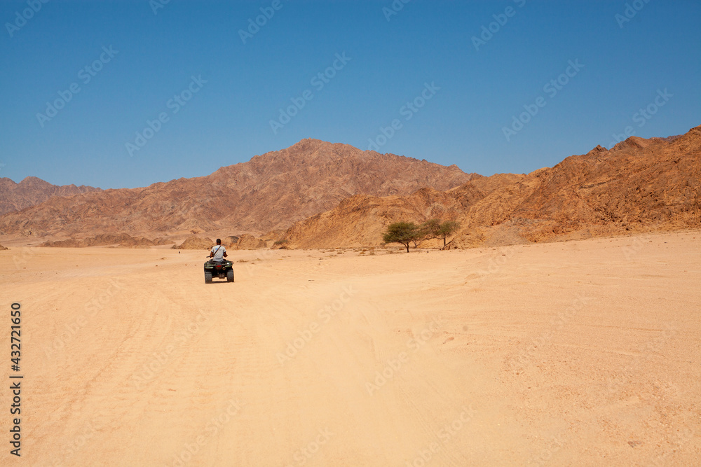 Desert Egypt, mountains sands