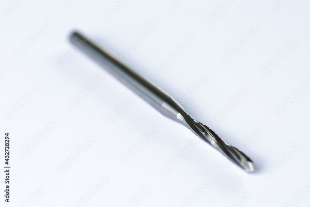 close up of metal rod with threaded