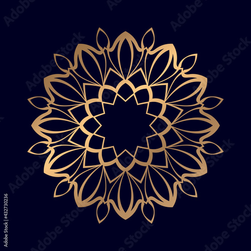 mandala design Oriental vector patterns for greeting card invitation and background design elements Yoga logos.