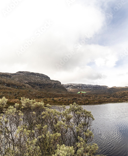 Landscapes of the Los Nevados National Natural Park in Manizales, Caldas, Colombia.