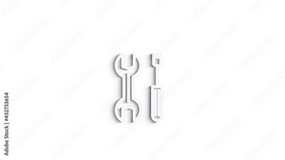 Outline web 3D shadow icons. Construction and home repair tools, building. Work safety. Motion graphics. Outline web 3D shadow icons. Construction and home repair tools, building. Work safety. Motion graphics.