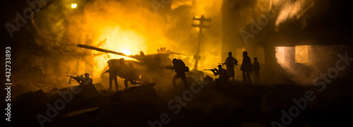 Photos War Concept
