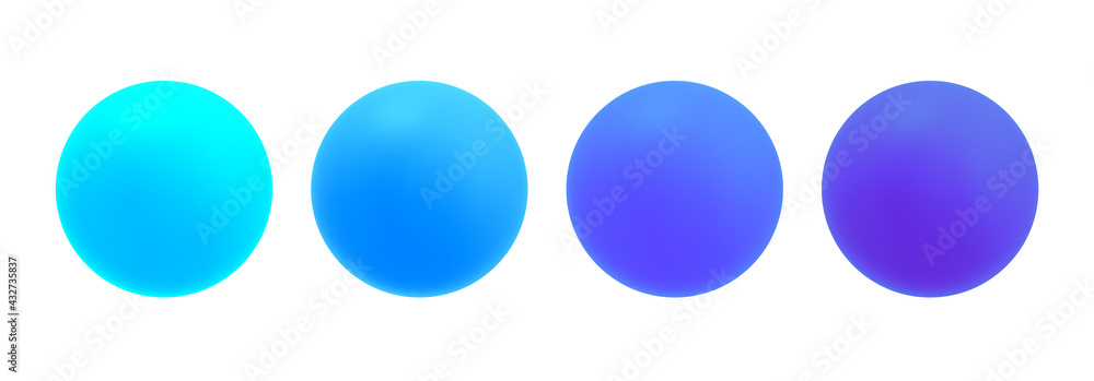 3D Balls collection for game on white background. Realistic vect 3D Balls collection for game on white background. Realistic vect