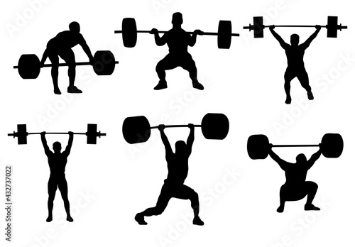 person lifting weights