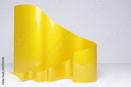 Background with yellow flow...