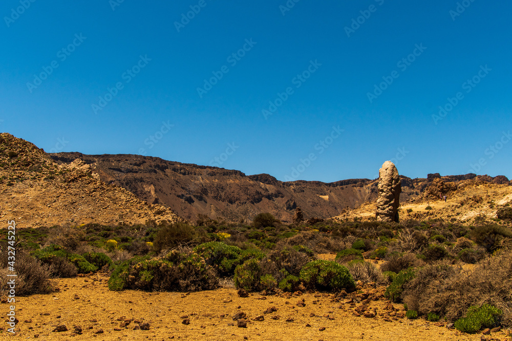 Paisaje en el Parque Nacional del Teide