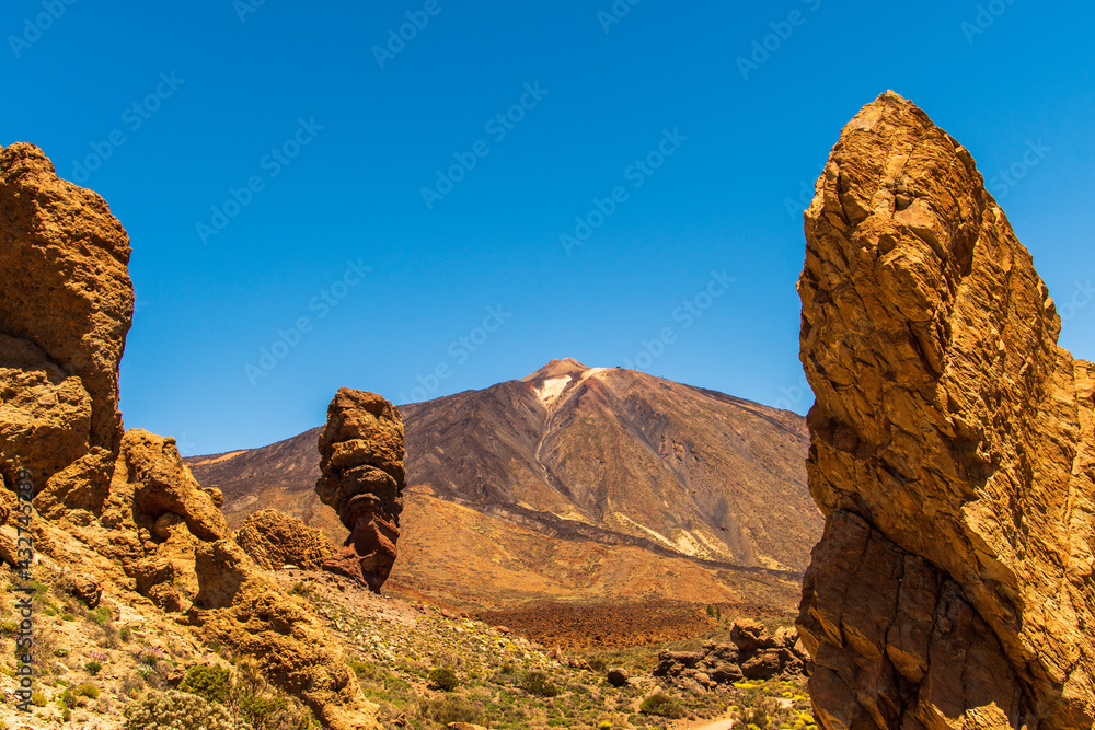 Paisaje en el Parque Nacional del Teide Paisaje en el Parque Nacional del Teide