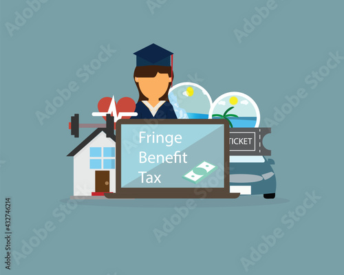Fringe benefits tax (FBT) to pay with personal income tax on fringe benefits they receive