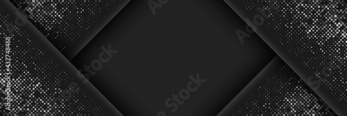 elegant black texture abstract modern futuristic background. Luxurious dark gray blank space design
