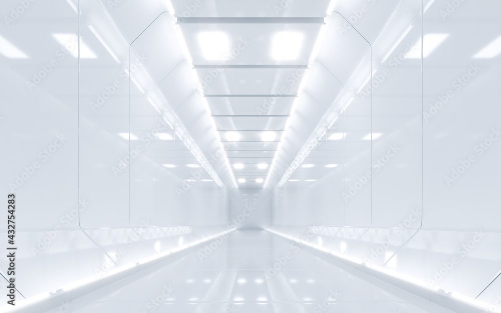 Sci-fi corridor Sci-fi corridor