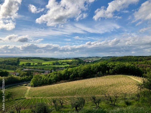 Tuscan landscape in central Italy near Florence.