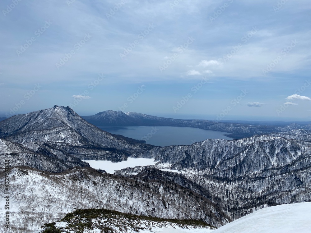 Obraz premium winter mountain landscape