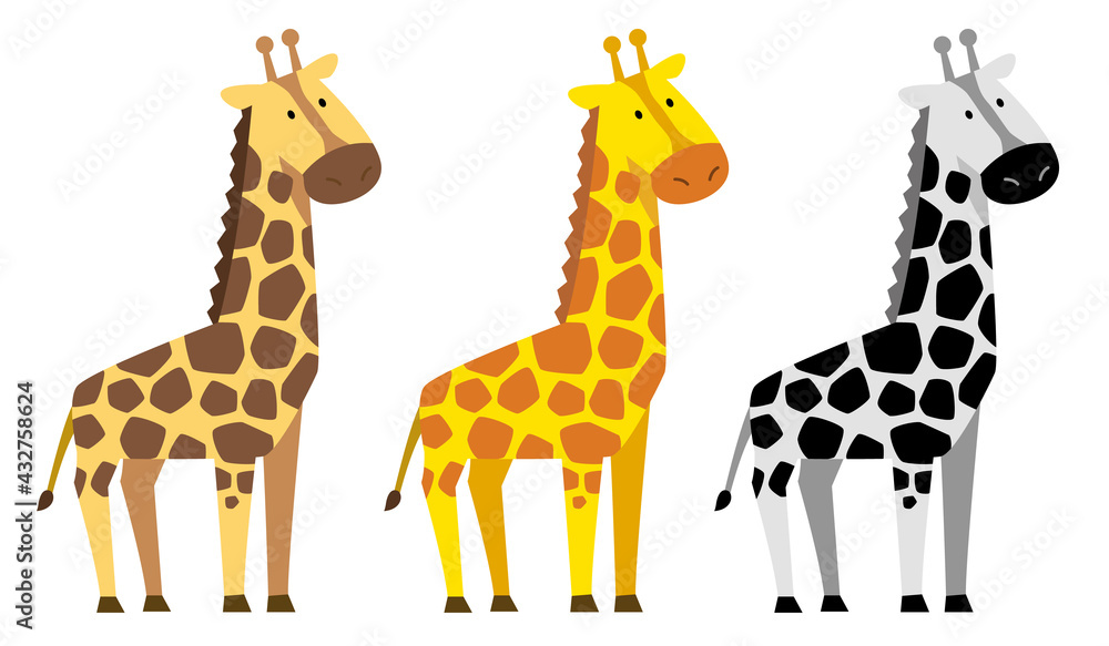 きりんのイラスト素材 Stock ベクター Adobe Stock きりんのイラスト素材 Stock ベクター Adobe Stock