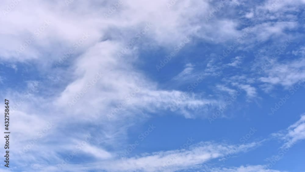 4K Time lapse, Beautiful motions white clouds on blue sky background. 4K Time lapse, Beautiful motions white clouds on blue sky background.