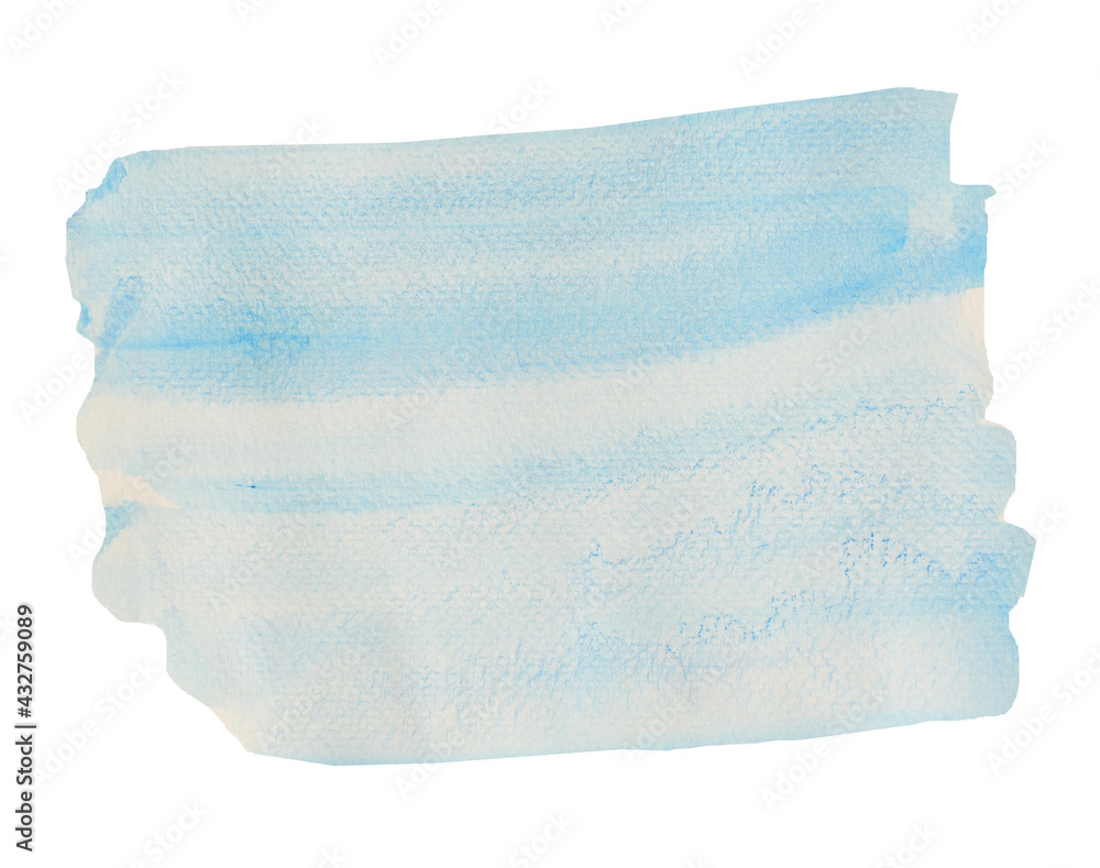 Color gradient from dark to light , Blue stains flow on white surface , Illustration abstract and bright background from watercolor hand draw on paper Color gradient from dark to light , Blue stains flow on white surface , Illustration abstract and bright background from watercolor hand draw on paper