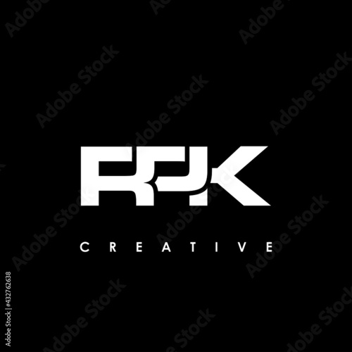 RPK Letter Initial Logo Design Template Vector Illustration photo