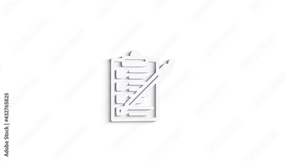 Business 3D shadow icon. Marketing network. Money line icon. Motion graphics. Business 3D shadow icon. Marketing network. Money line icon. Motion graphics.