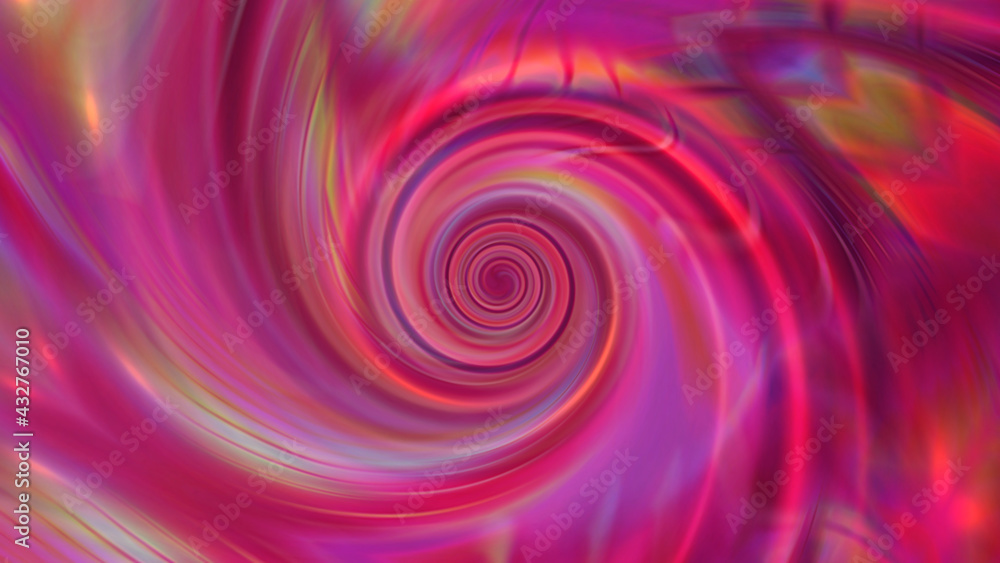 Fototapeta premium Abstract pink background with spiral and texture