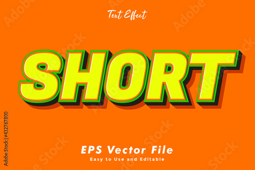 short text effect