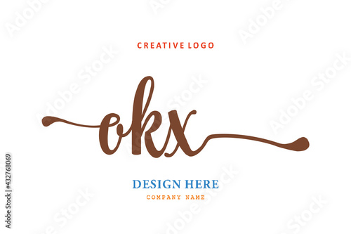 OKX lettering logo is simple, easy to understand and authoritative photo