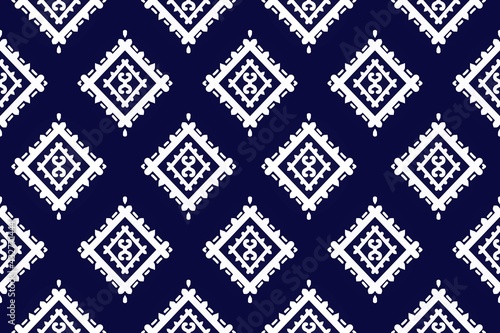 Geometric ikat pattern ethnic tribal textile motif mandalas native boho bohemian fabric carpet aztec American 