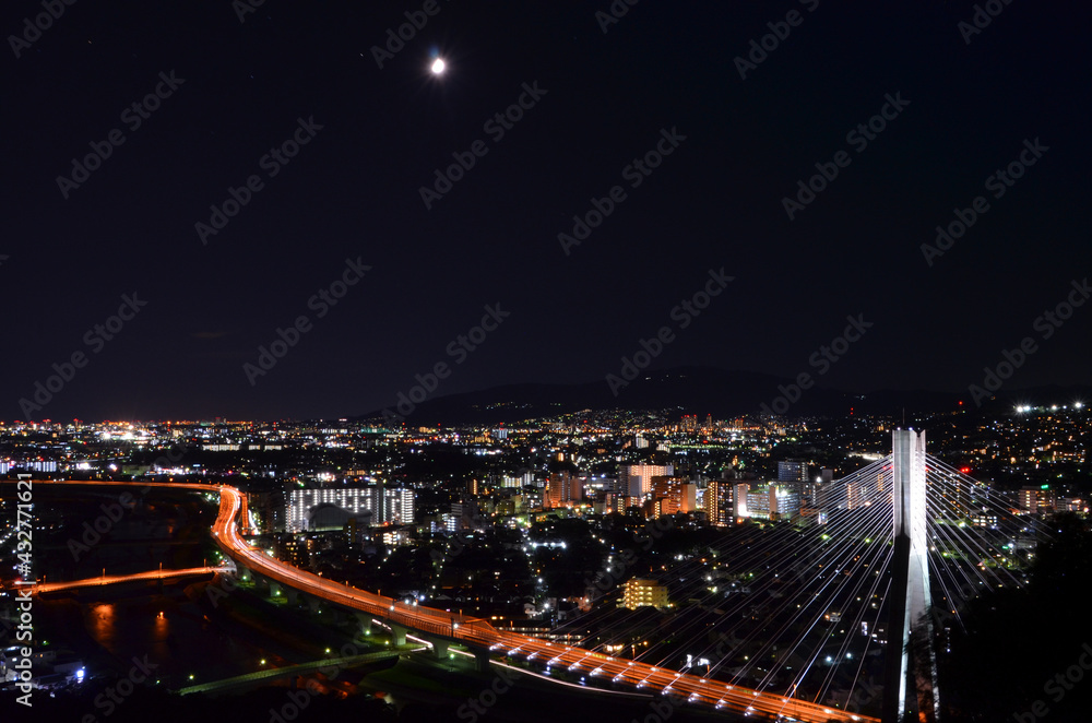 五月山からの夜景