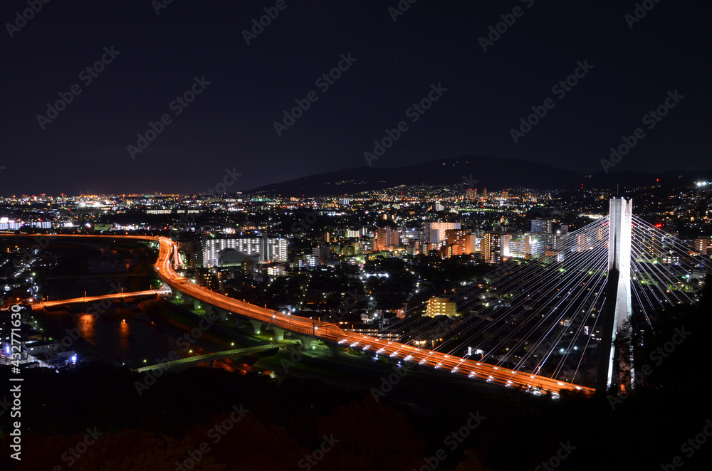 五月山からの夜景