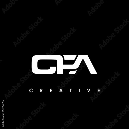CPA Letter Initial Logo Design Template Vector Illustration