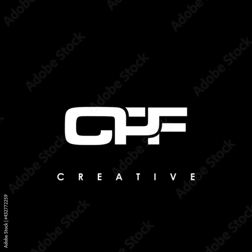 CPF Letter Initial Logo Design Template Vector Illustration