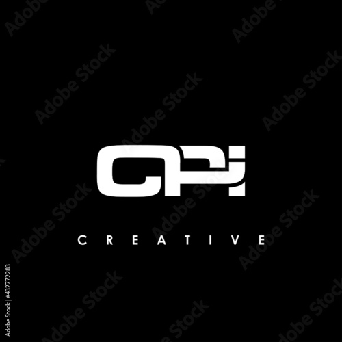 CPI Letter Initial Logo Design Template Vector Illustration