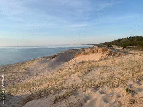 sand dunes and beach