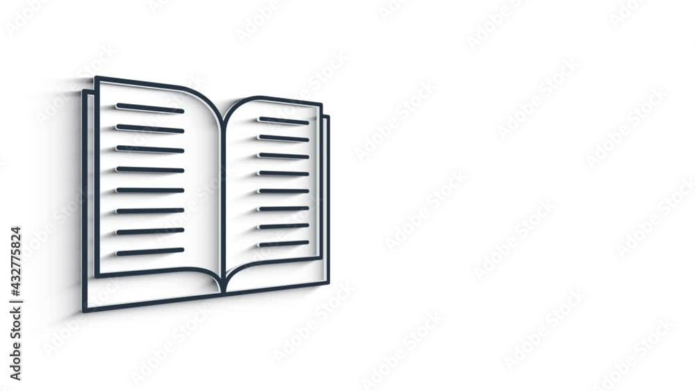 EDUCATION 3D shadow icon design isolated on white background. Go to school. Motion graphic. EDUCATION 3D shadow icon design isolated on white background. Go to school. Motion graphic.
