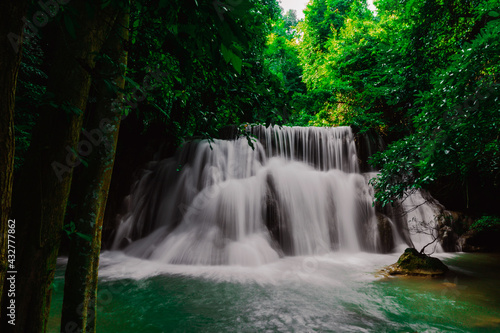 waterfall in the jungle