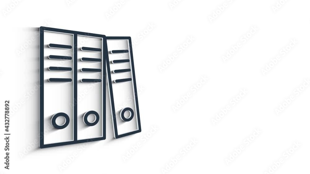 Office icon. Web 3D shadow icon set. Office, great design for any purposes. Motion graphics. Office icon. Web 3D shadow icon set. Office, great design for any purposes. Motion graphics.