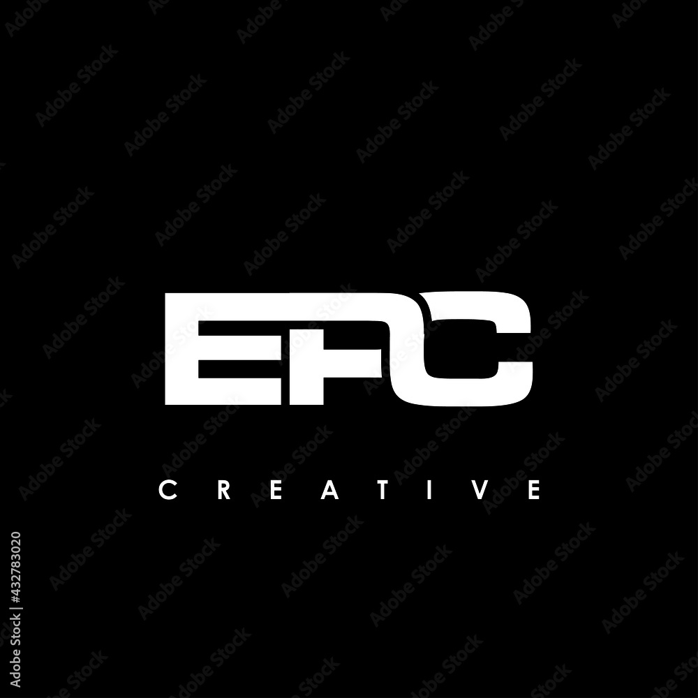EPC Letter Initial Logo Design Template Vector Illustration EPC Letter Initial Logo Design Template Vector Illustration